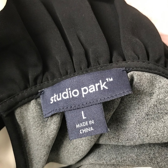 Studio Park x Shawn Killinger Woven Long Sleeve Bow Blouse -Heart (sz L) a520768 - Picture 6 of 6